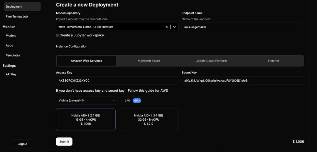 ML Deployment Platform